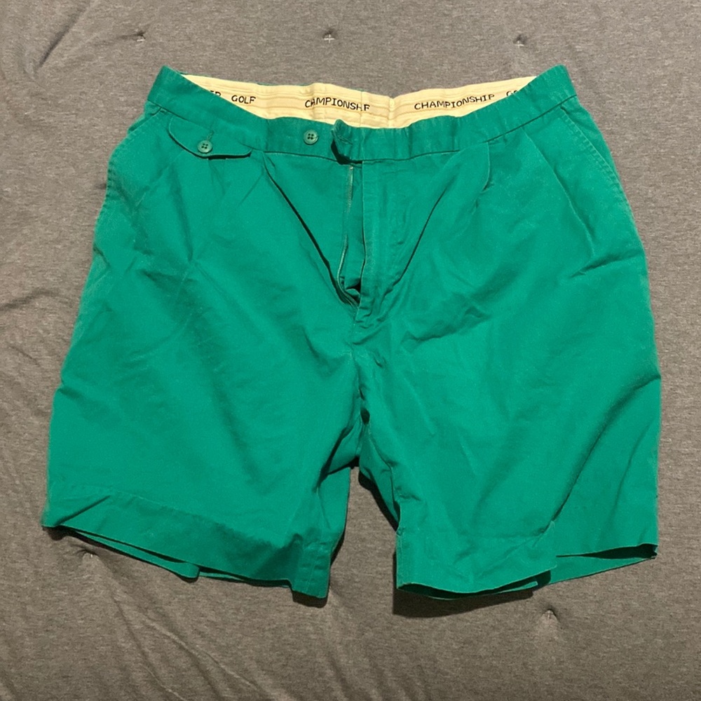 Championship Golf Retro Aqua Golf Shorts
